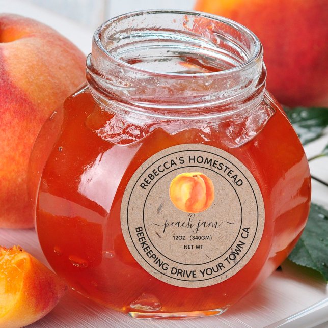  Päronmarmelad Kraftpapper  Etiketter för konserve (Skapare uppladdad)