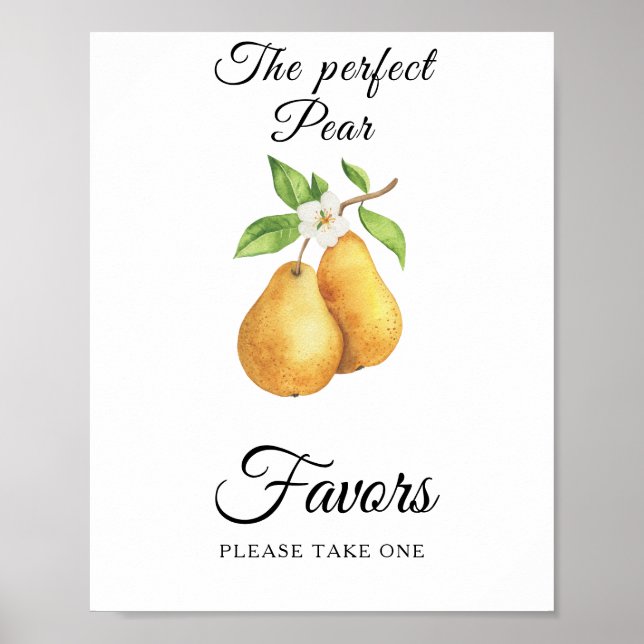 Pärons bröllopsdusch Förmånligheter, ta en  Poster (Framsidan)
