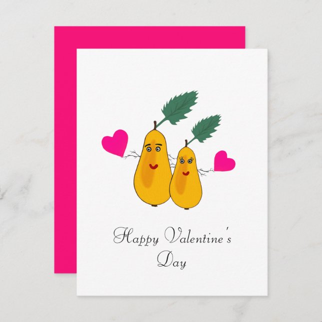 Pärons par julkort (Fram/baksida)