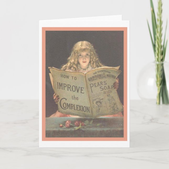 Päronsåpa - komplexion och kort (Framsida)