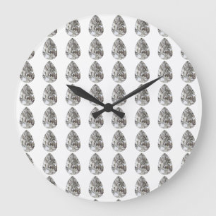 Päronskuren diamant stor klocka
