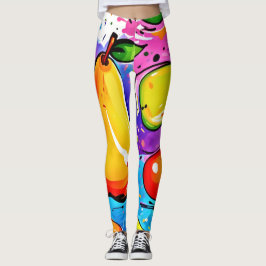 Päronteckning Leggings