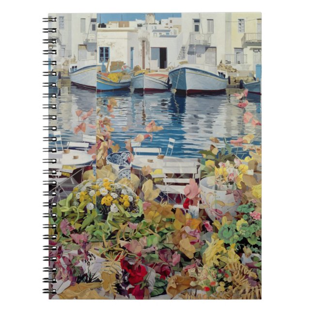 Paros 1985 anteckningsbok med spiral (Framsidan)
