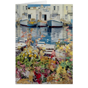 Paros 1985 hälsningskort