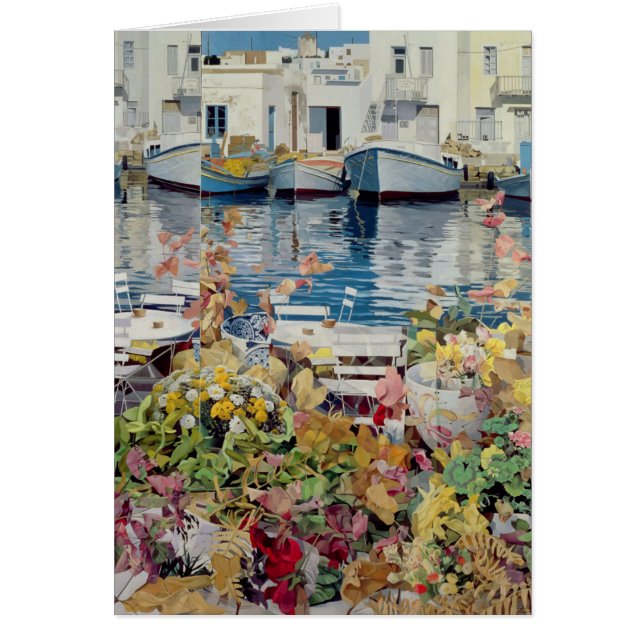 Paros 1985 hälsningskort (Framsidan)