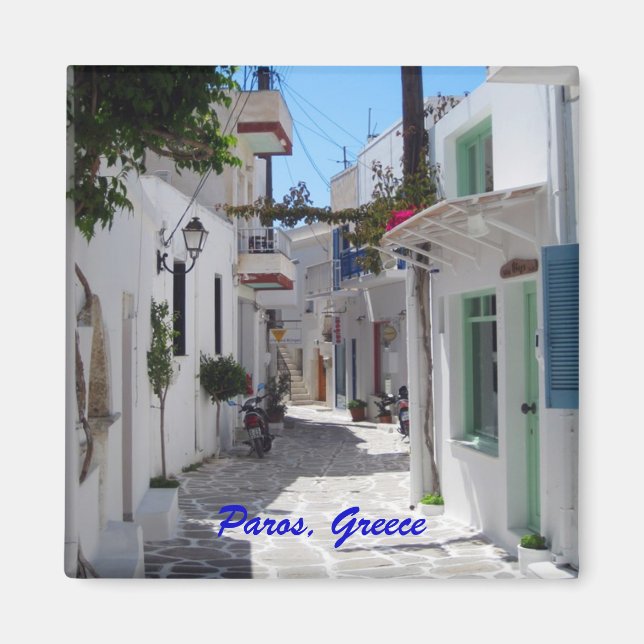 Paros, Grekland Magnet (Framsidan)