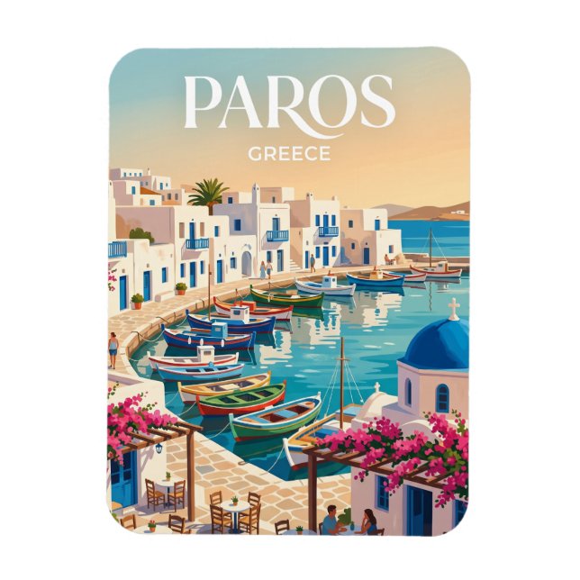 Paros Grekland Magnet (Vertikal)