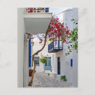 Paros Parikia Sommargränd Vykort