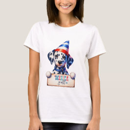 Parotic Dalmatian "Merica Y'all T Shirt