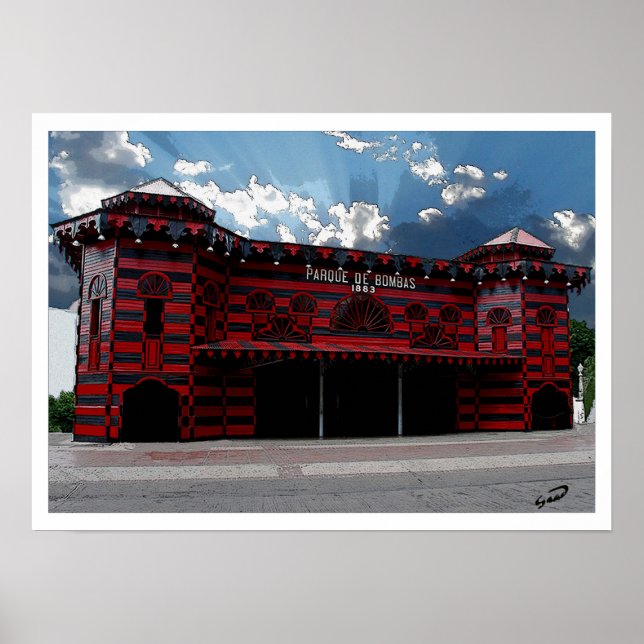 Parque de Bombas de Ponce Poster (Framsidan)