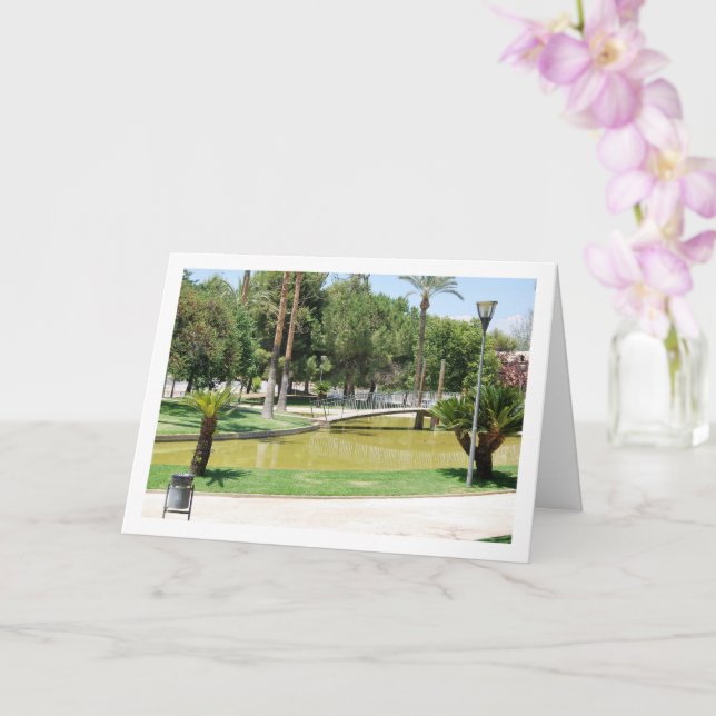 Parque de la Bombilla, Lliria, Valencia, Spanien Kort (Orkide)