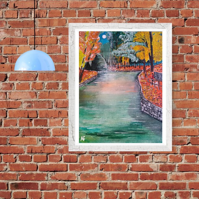 Parque de San Vicente Painting av Alfred Fox Canvastryck (Not Actual Size)