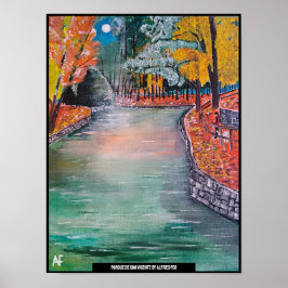Parque de San Vicente Painting av Alfred Fox Poster