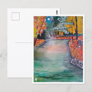Parque de San Vicente Painting av Alfred Fox Vykort