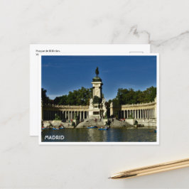 Parque El Retiro, Madrid Vykort