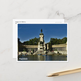 Parque El Retiro, Madrid Vykort