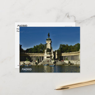 Parque El Retiro Madrid Vykort