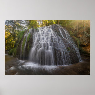 Parque Naturlig del Monasterio - vattenfall Poster