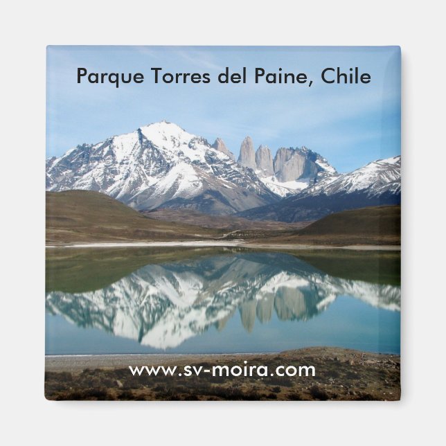 Parque Torres del Paine, Chile Magnet (Framsidan)