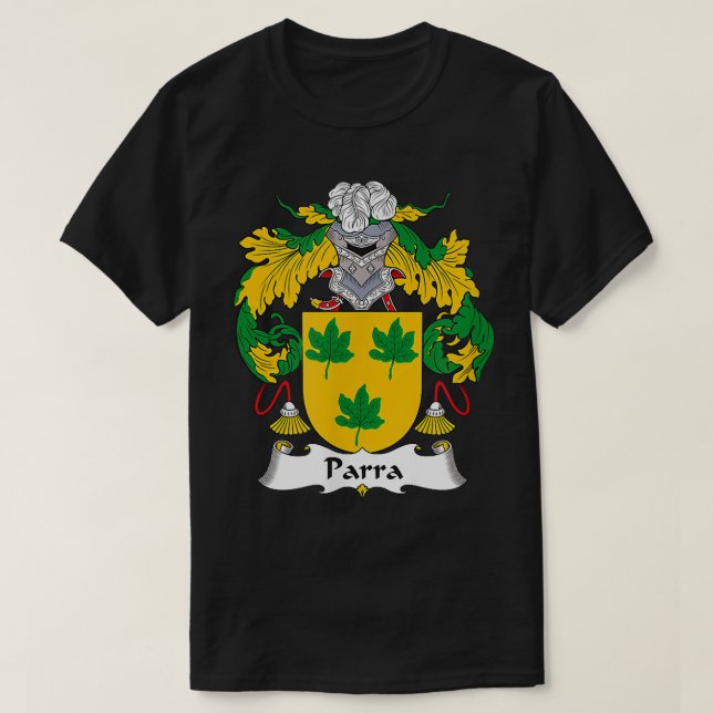 Parra Jackar Arm Family Crest T Shirt (Design framsida)