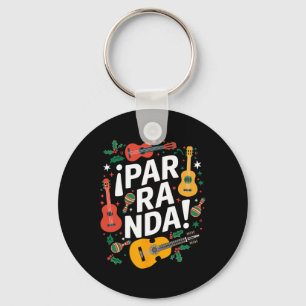"Parranda!" Puerto Rican Music Tradition Nyckelring