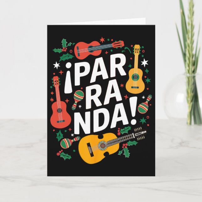 “¡parranda!” Puertoricansk musiktradition  Kort (Framsida)
