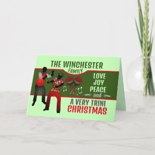 PARRANDEROS med en mycket hög julklapp Helgkort