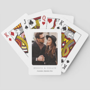 Parres resor Personligt fotonamn Casinokort