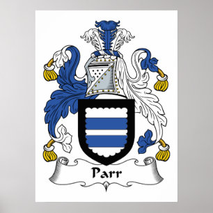 Parrfamiljvapensköld Poster