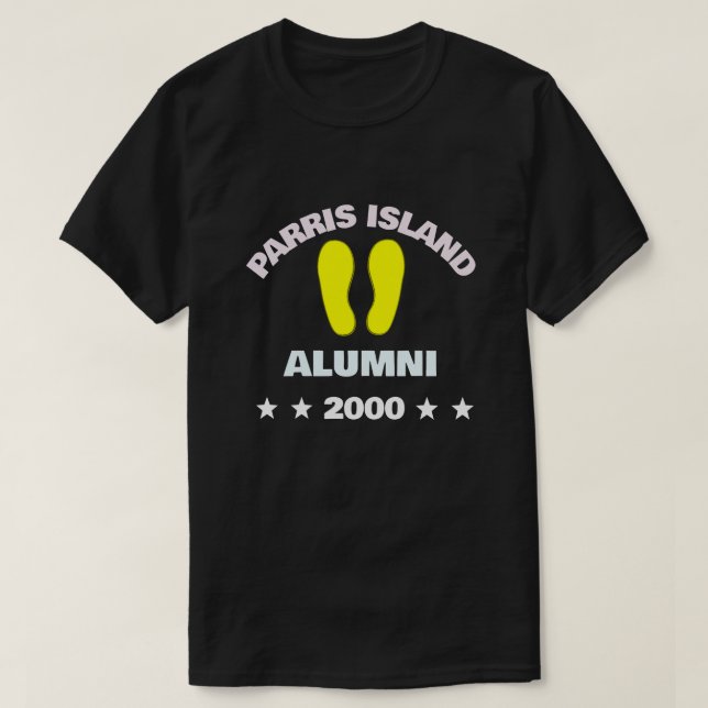 PARRIS ISLAND ALUMNI 00 T SHIRT (Design framsida)