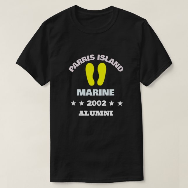 PARRIS ISLAND ALUMNI, 02 T SHIRT (Design framsida)