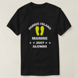 PARRIS ISLAND ALUMNI 07 T SHIRT