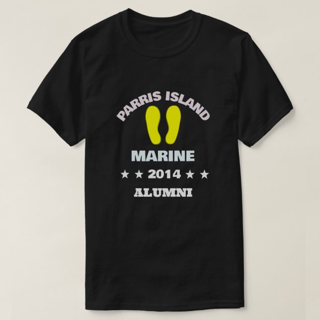 PARRIS ISLAND ALUMNI 14 T SHIRT (Design framsida)