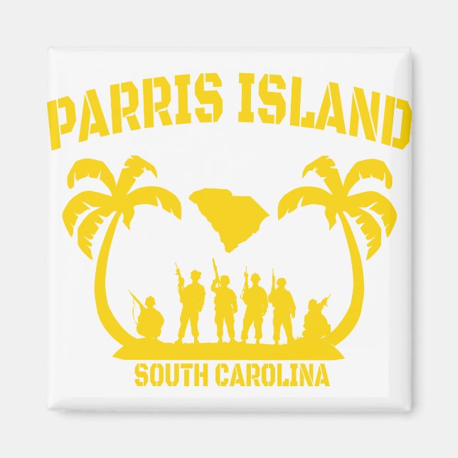 Parris Island South Carolina Magnet (Framsidan)