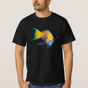 Parrofish - Abstrakt design - Klipp ut från foto T Shirt