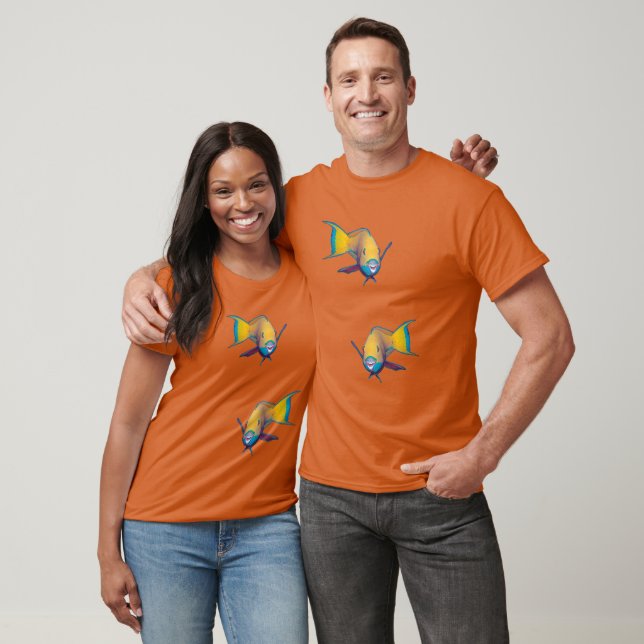 Parrofish - Abstrakt design - Klipp ut från foto | T Shirt (Unisex)