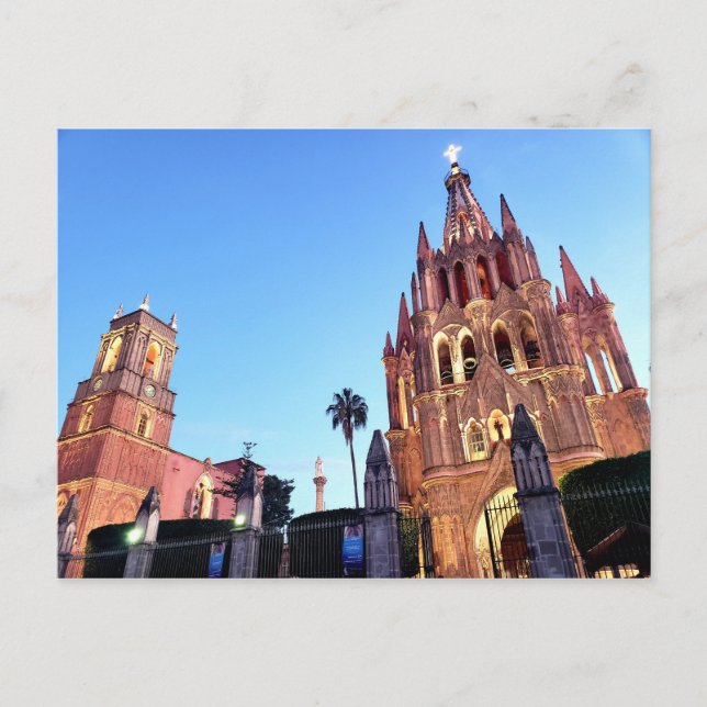 Parroquia de San Miguel Arcangel på vykort (Framsida)