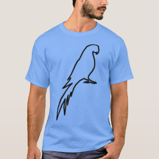 Parros parrot till parro conure-fågel t shirt