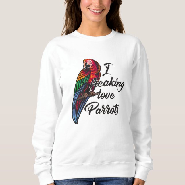 Parrot Älskare Funny Gift T Shirt (Framsida)