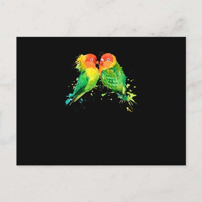 Parrot (älskare) vykort (Framsida)