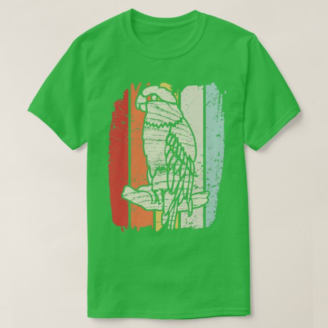 Parrot Amazon Retro 3 T Shirt (Design framsida)