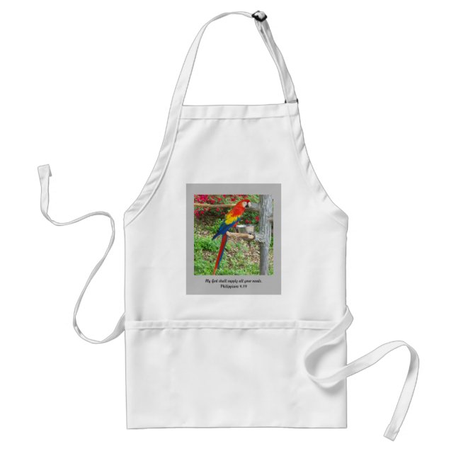 Parrot Apron Förkläde (Framsidan)