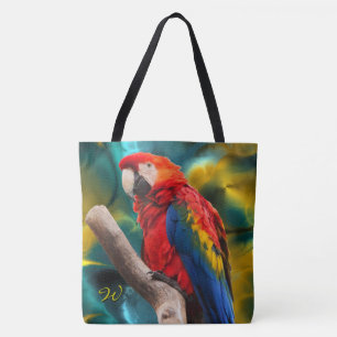 Parrot Art 1 - allt-över-utskrift, tote-säck Tygkasse