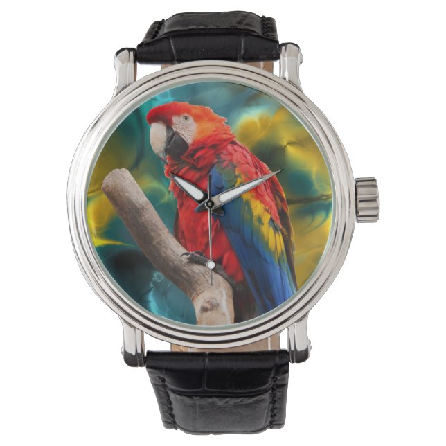 Parrot Art 1, bevakning och talalternativ Armbandsur (Framsida)