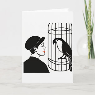 Parrot Art-kort Helgkort