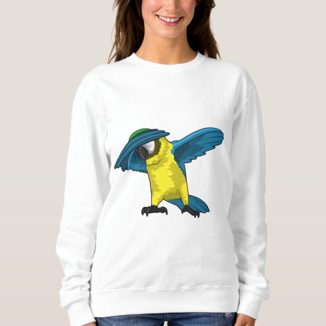 Parrot at Hip Hop Dance Dab T Shirt (Framsida)