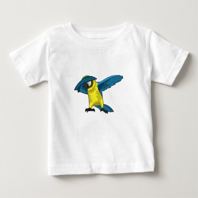 Parrot at Hip Hop Dance Dab T Shirt (Framsida)