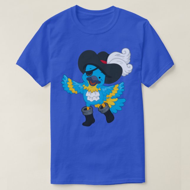 Parrot av karabiska stickers t shirt (Design framsida)