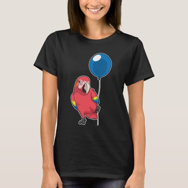Parrot Balloon T Shirt (Framsida)