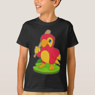 Parrot Baseball Baseball fladdermus T Shirt
